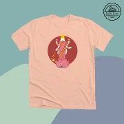 Graceful Karveer Nivasini Mahalaxmi Tee for Daily and Shubh Occasions Maroon Full PRINT