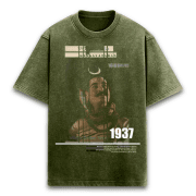 Lord shiva mahadev oversized t shirt green