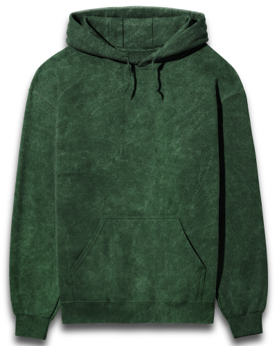 Acid Washed Maroon Hooded Sweatshirt