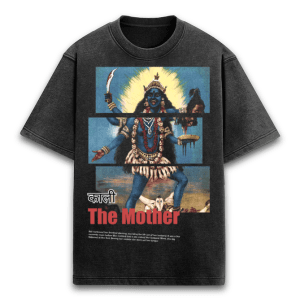 Goddess काली माँ –Kali The Mother |Acid Washed Oversize Tee