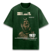 Lord shiva mahadev oversized t shirt Green