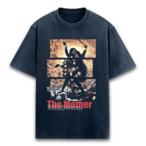 काली माँ – Kali The Mother | Acid Washed Oversized T shirts