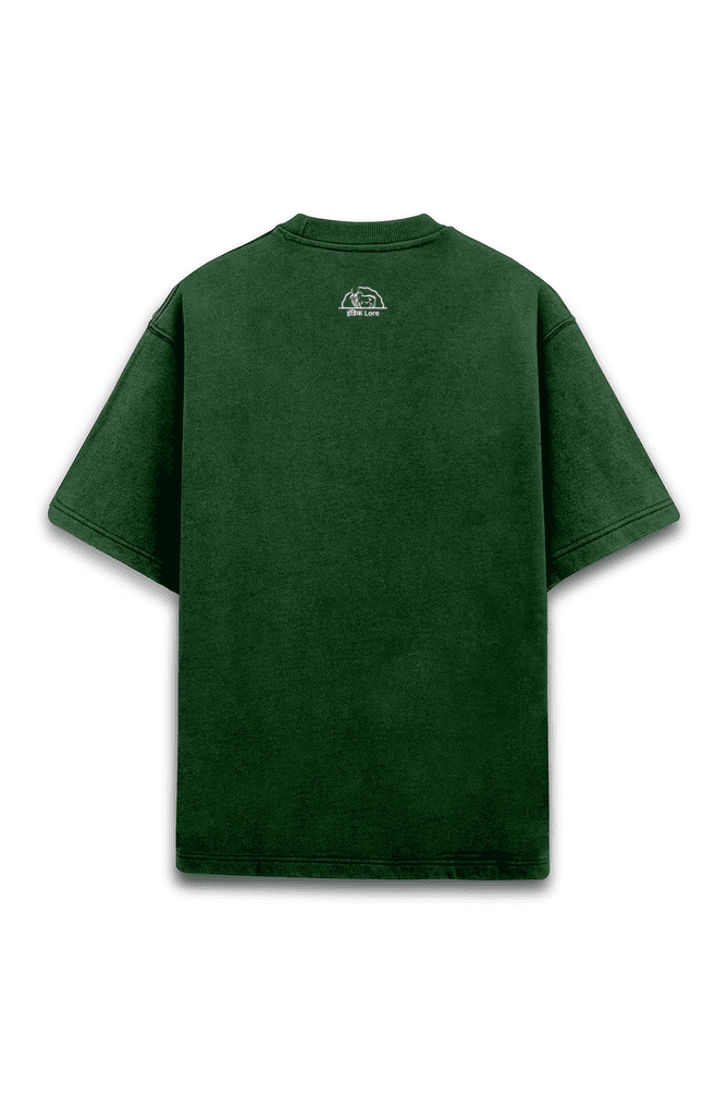 Acid Washed BOTTLE Green Oversized T shirts