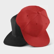 Embroided Snapback Cap – Hip Hop Hat, Flat-Brimmed Rock Cap, Adjustable Unisex