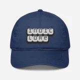 Navy blue-Indic Lore Baseball Cap - Premium 280 GSM Cotton Drill Fabric, Breathable ; Stylish, Universal Fit
