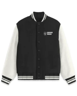 IndicLore Varsity/Lettermen Jacket – Unisex 300 GSM Cotton, Ribbed Hem & Collars, Pre-Shrunk, Sizes XS-3XL