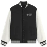 Indiclore black varsity jacket full brand