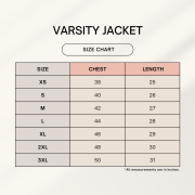 IndicLore Varsity/Lettermen Jacket – Unisex 300 GSM Cotton, Ribbed Hem & Collars, Pre-Shrunk, Sizes XS-3XL