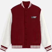 IndicLore Varsity/Lettermen Jacket – Unisex 300 GSM Cotton, Ribbed Hem & Collars, Pre-Shrunk, Sizes XS-3XL