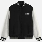 IndicLore Varsity/Lettermen Jacket – Unisex 300 GSM Cotton, Ribbed Hem & Collars, Pre-Shrunk, Sizes XS-3XL