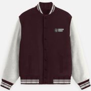 IndicLore Varsity/Lettermen Jacket – Unisex 300 GSM Cotton, Ribbed Hem & Collars, Pre-Shrunk, Sizes XS-3XL