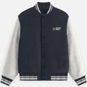 IndicLore Varsity/Lettermen Jacket – Unisex 300 GSM Cotton, Ribbed Hem & Collars, Pre-Shrunk, Sizes XS-3XL