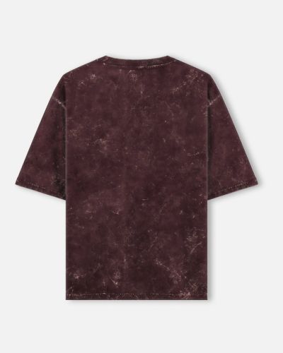 IndicLore Unisex Acid Washed Oversized Tee – Vintage Streetwear Style